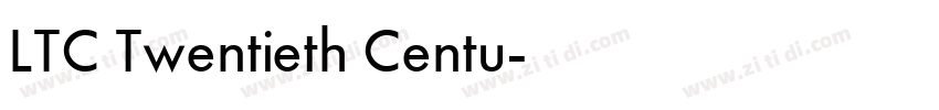 LTC Twentieth Centu字体转换 LTC Twentieth Centu字体转换
